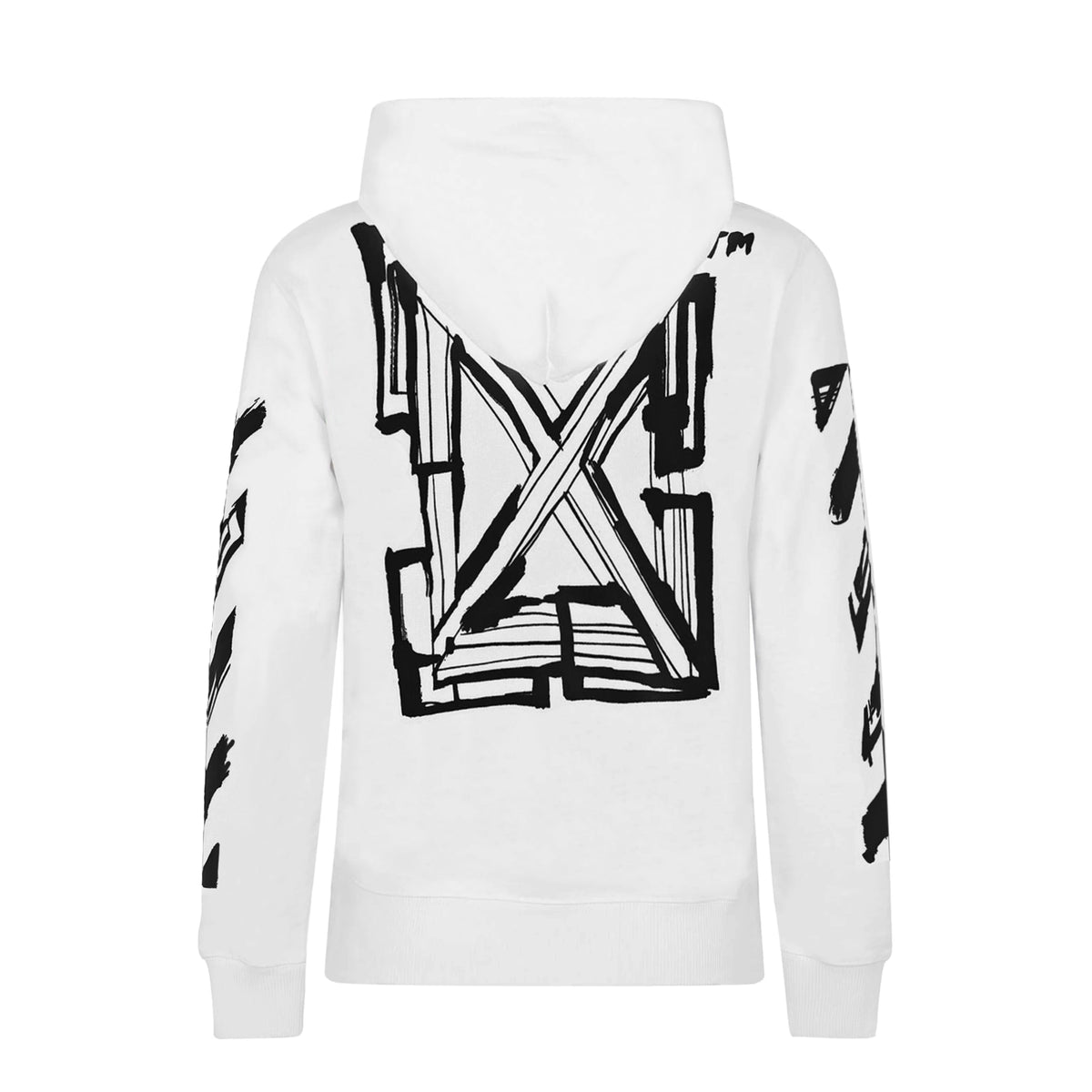 Off white brushed on sale hoodie