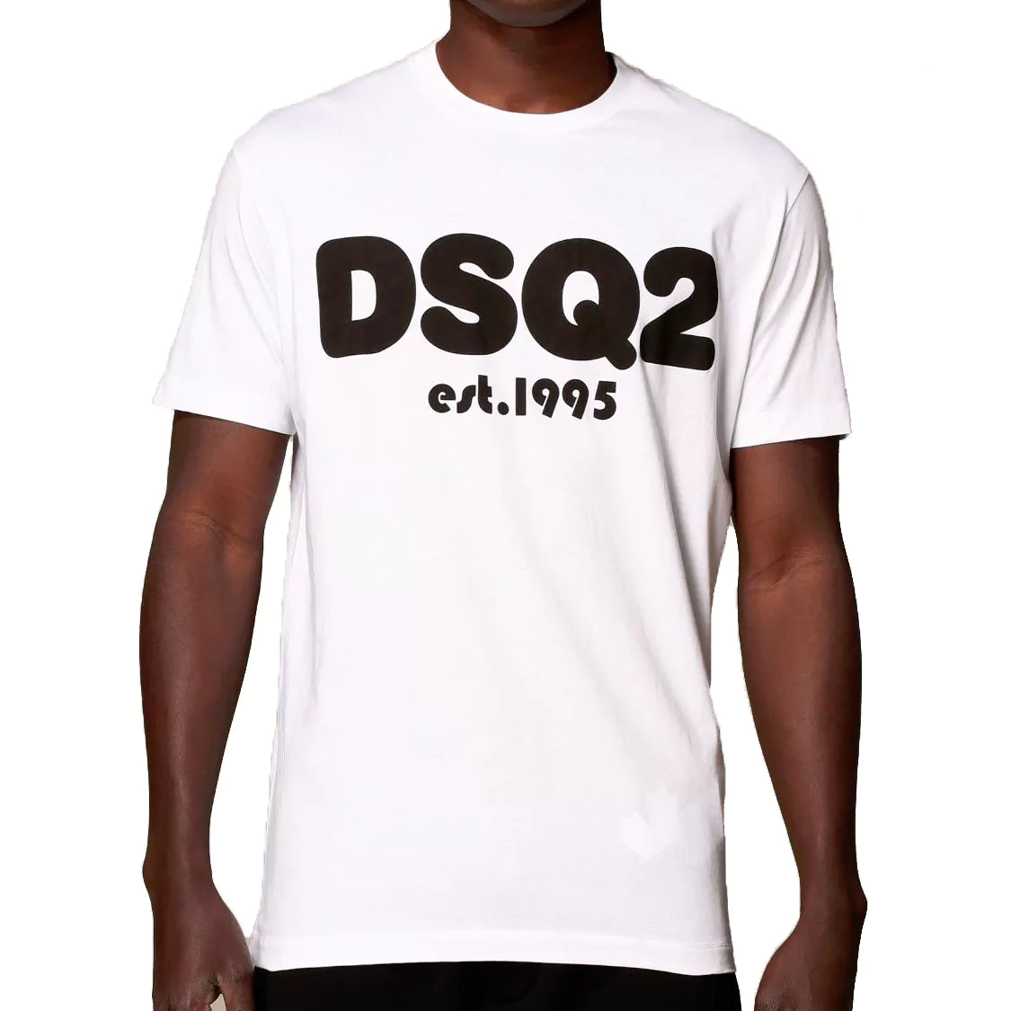 Dsquared2 1995 Chest Logo White T-Shirt