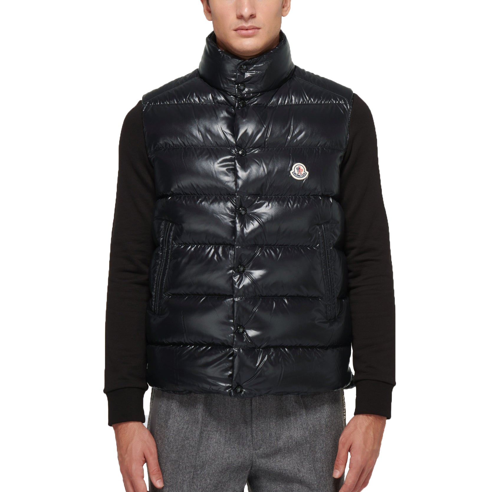 Moncler TIB Quilted Down Black Gilet