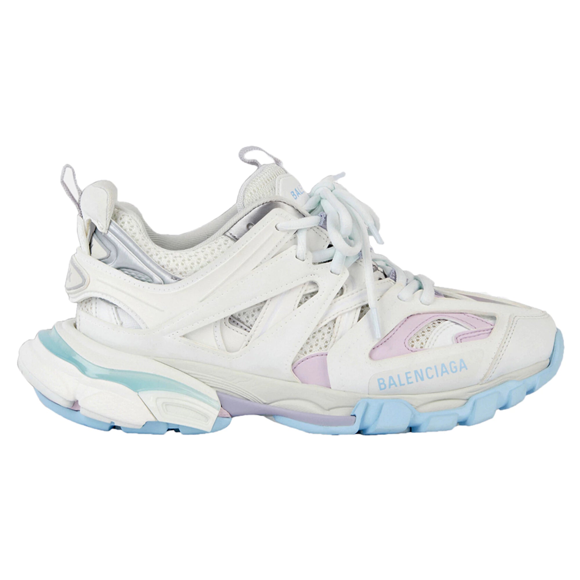 Balenciaga Track Runner Sneaker Clear Sole White/Pastel