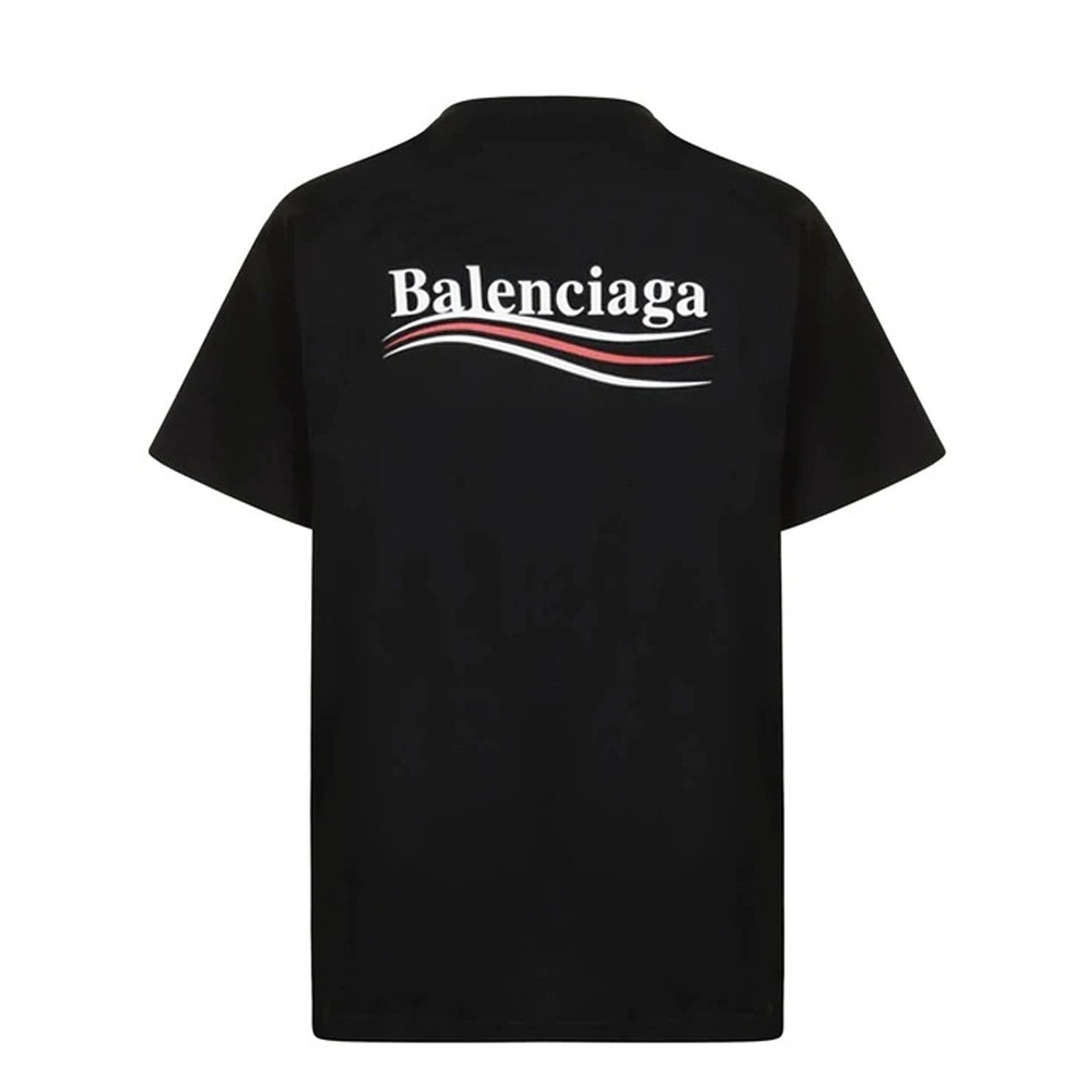 Balenciaga Political Campaign Black T-Shirt