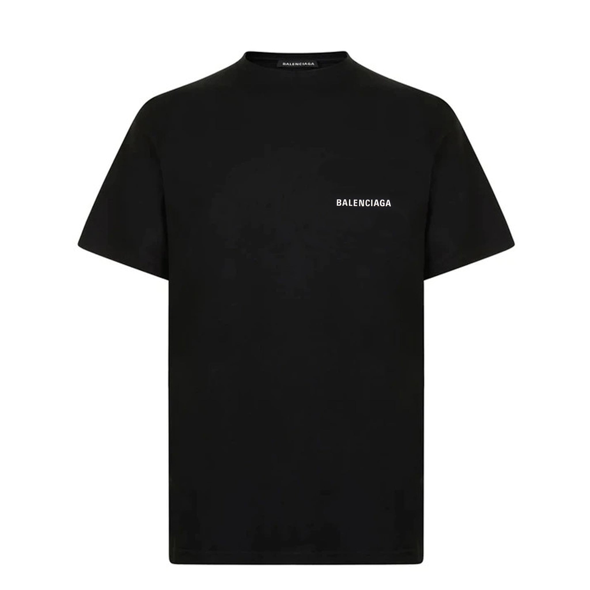 Balenciaga Logo Printed Black T-Shirt