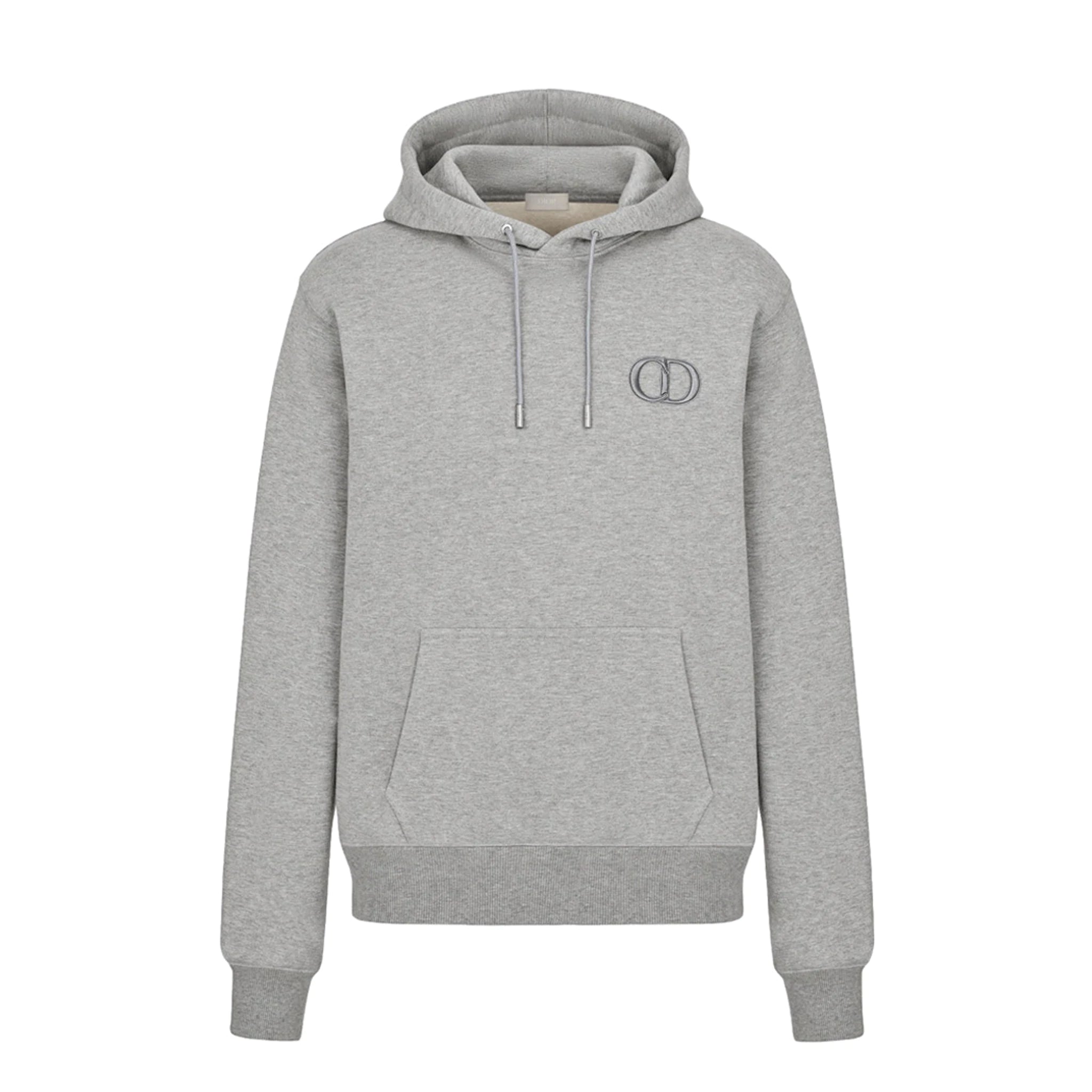 Dior CD Icon Grey Cotton Hoodie