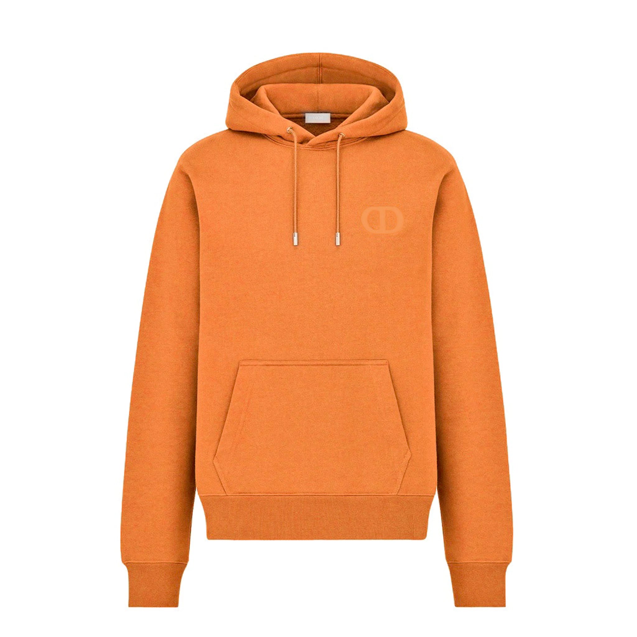 Dior CD Icon Orange Cotton Hoodie