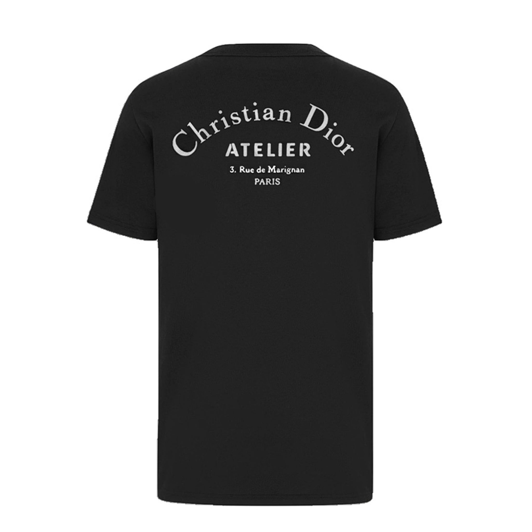 Christian Dior Atelier Cotton T-Shirt Black