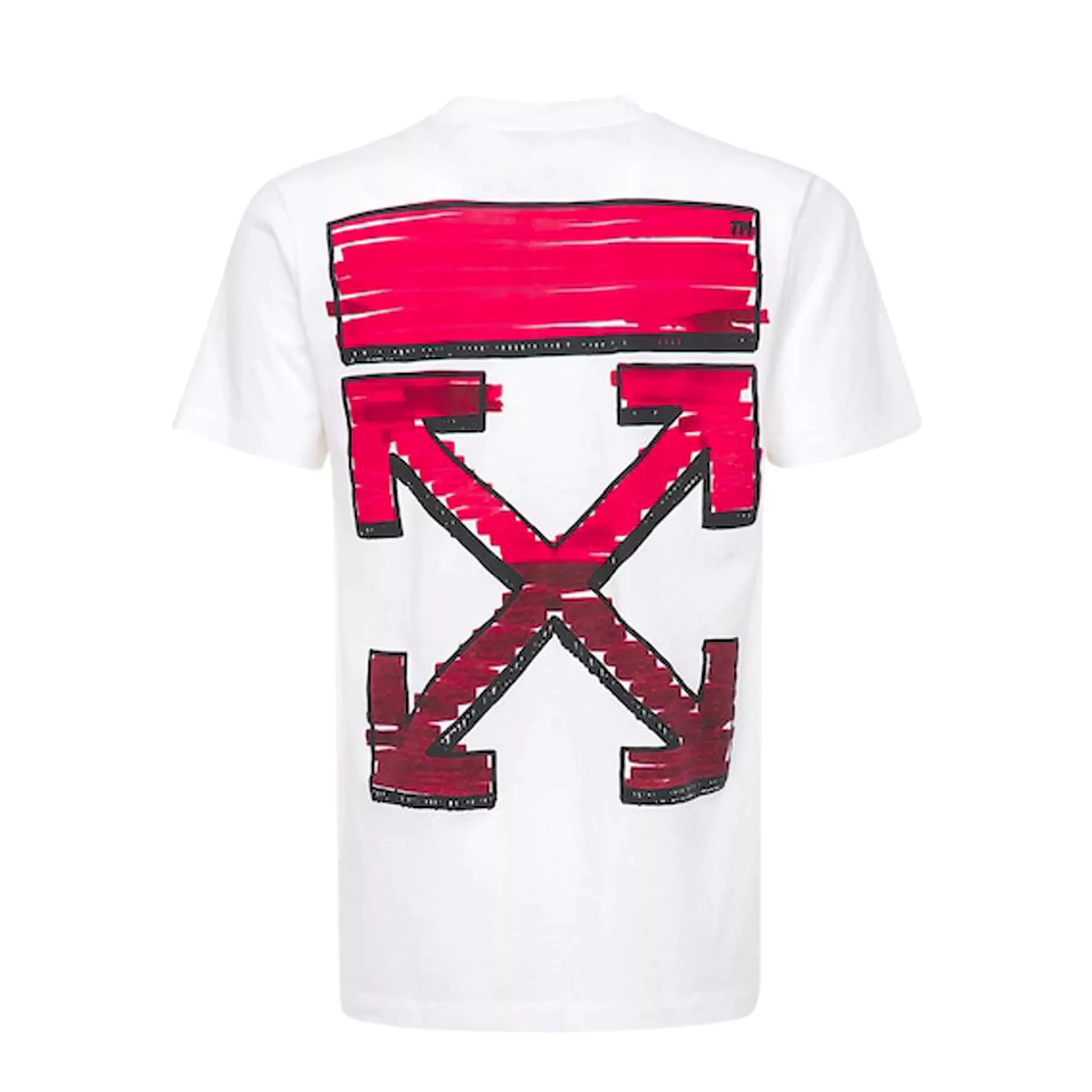 Off White Arrow Marker Print White T-Shirt