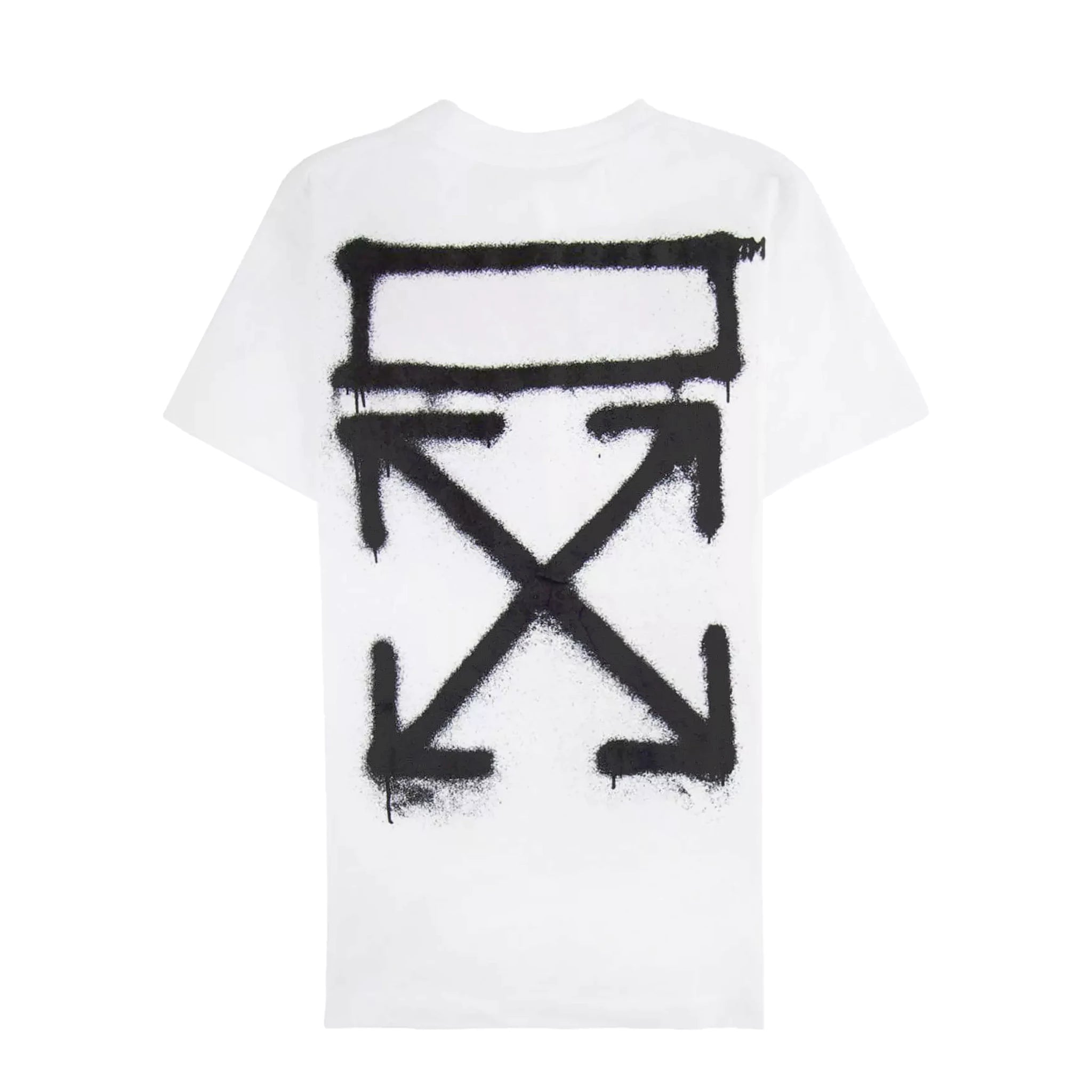 Off White Spray Paint Graffiti White T-Shirt