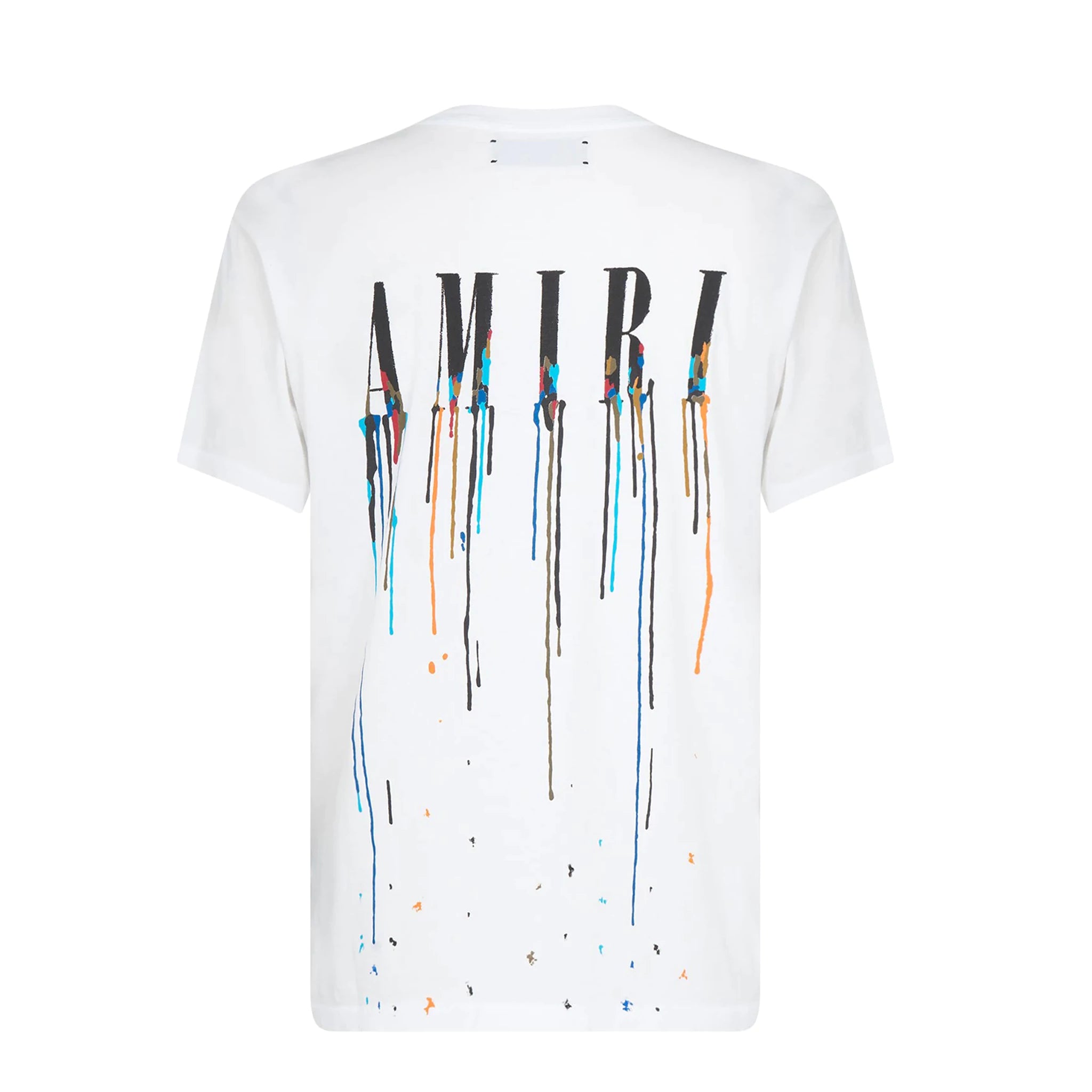 Amiri Paint Drip Splatter White T-Shirt