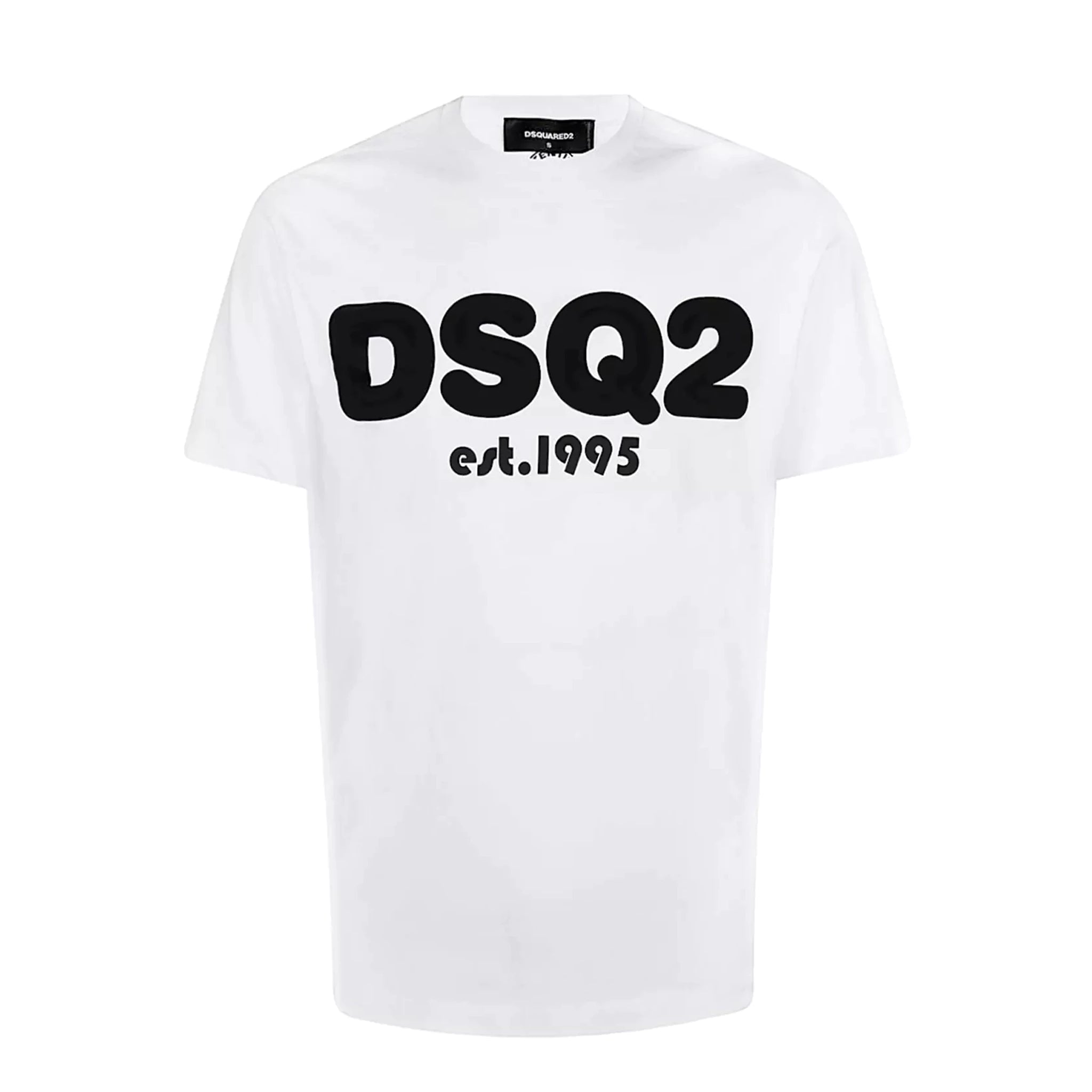 Dsquared2 1995 Chest Logo White T-Shirt