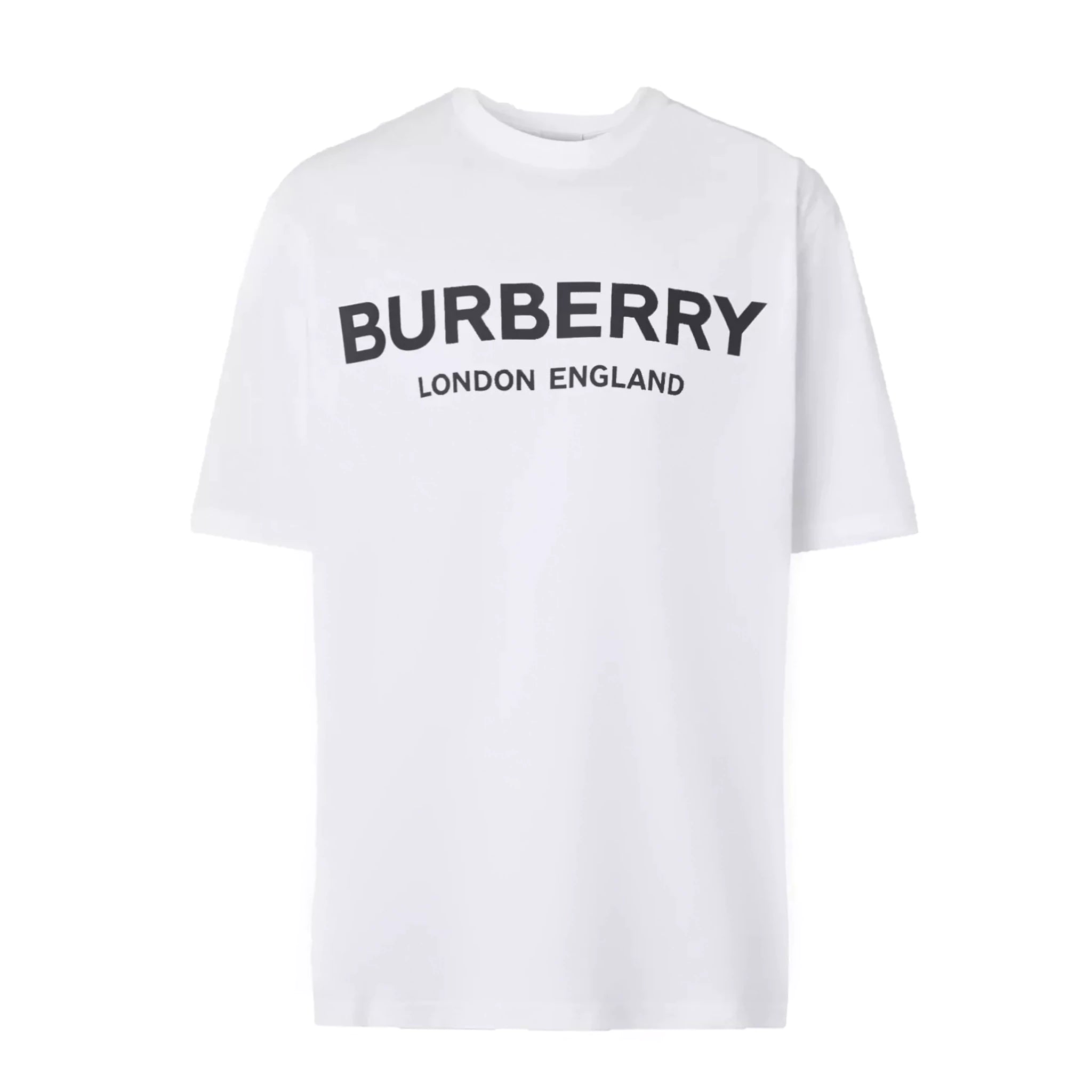 Burberry Logo Print Cotton White T-Shirt