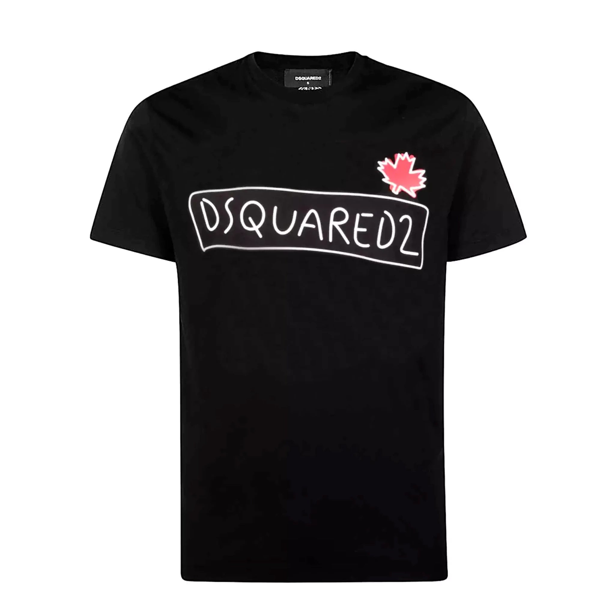 Dsquared2 Doodle Print Black T-Shirt