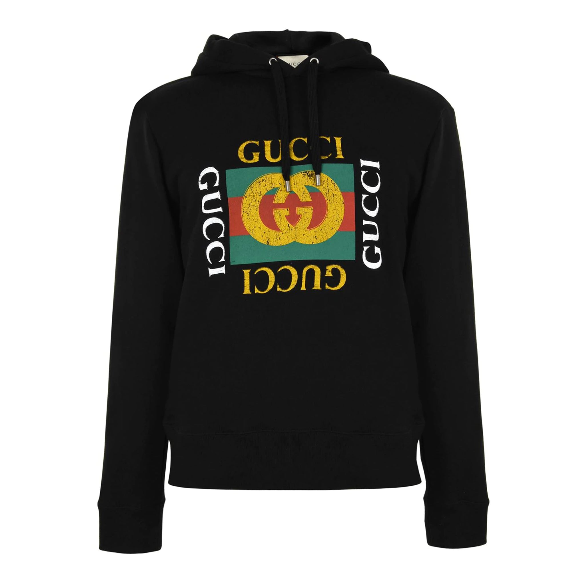 Gucci Chest Logo Hooded Sweatshirt