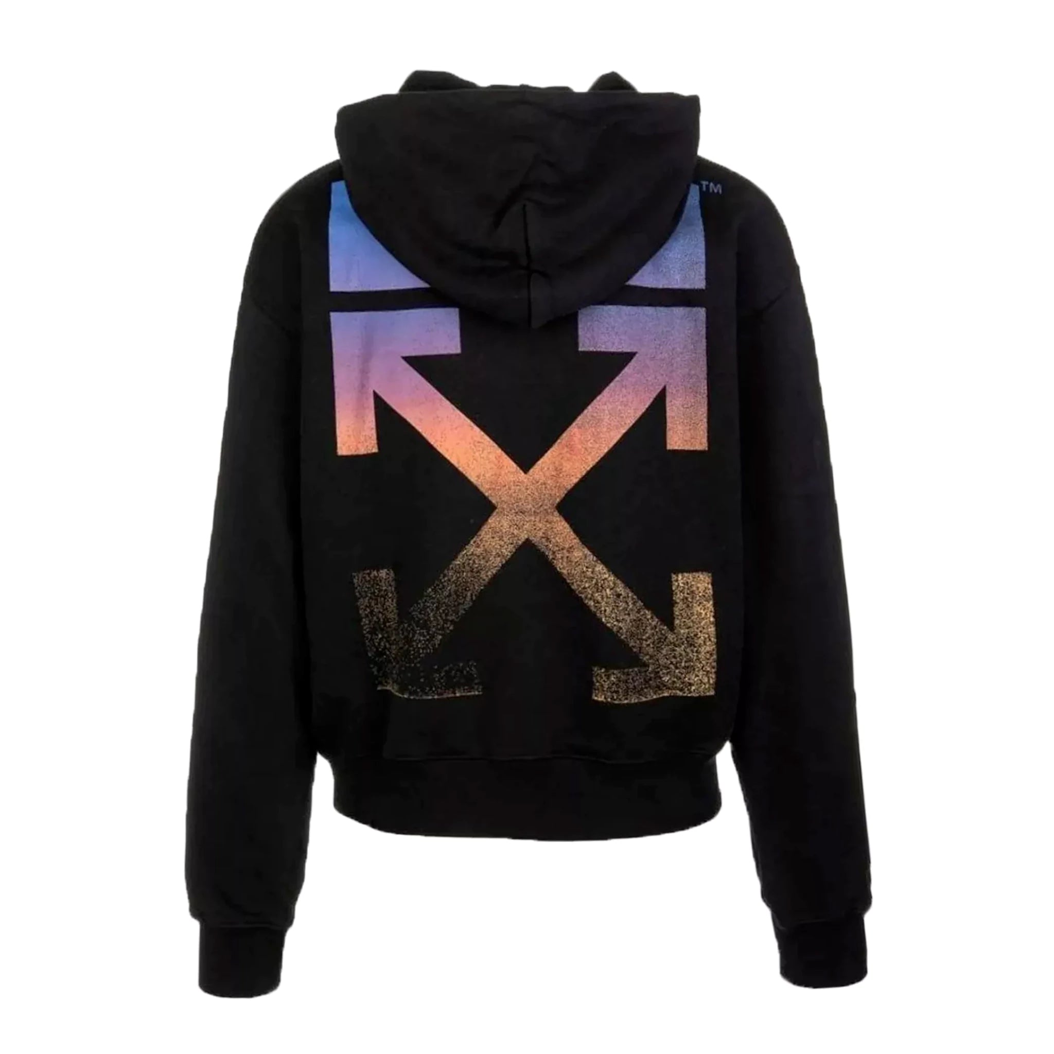 Off White Degrade Arrow Marker Black Hoodie