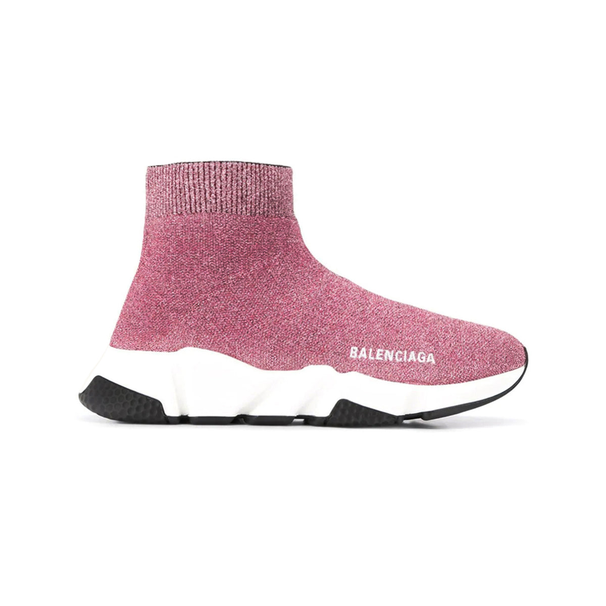 Balenciaga Speed Sock Pink Glitter