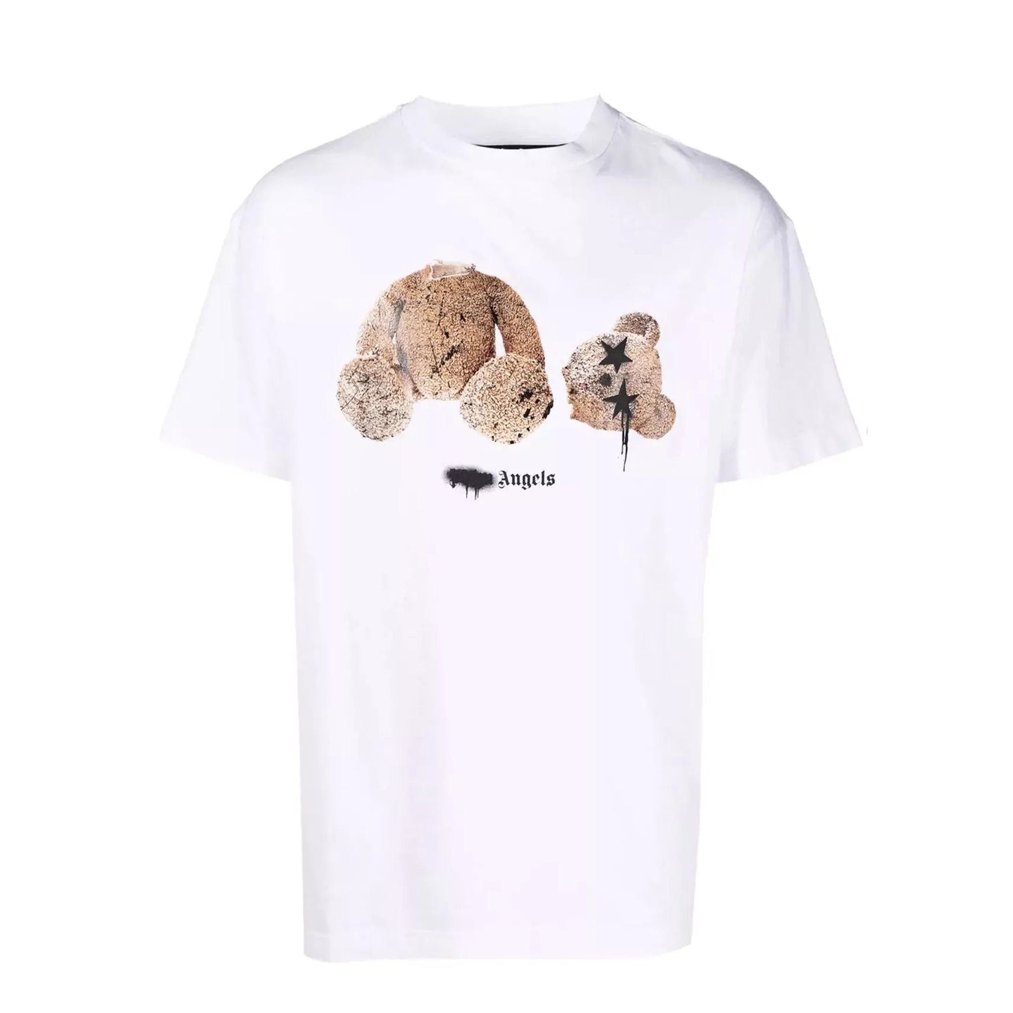 Palm Angels Kill The Bear Spray White T-Shirt