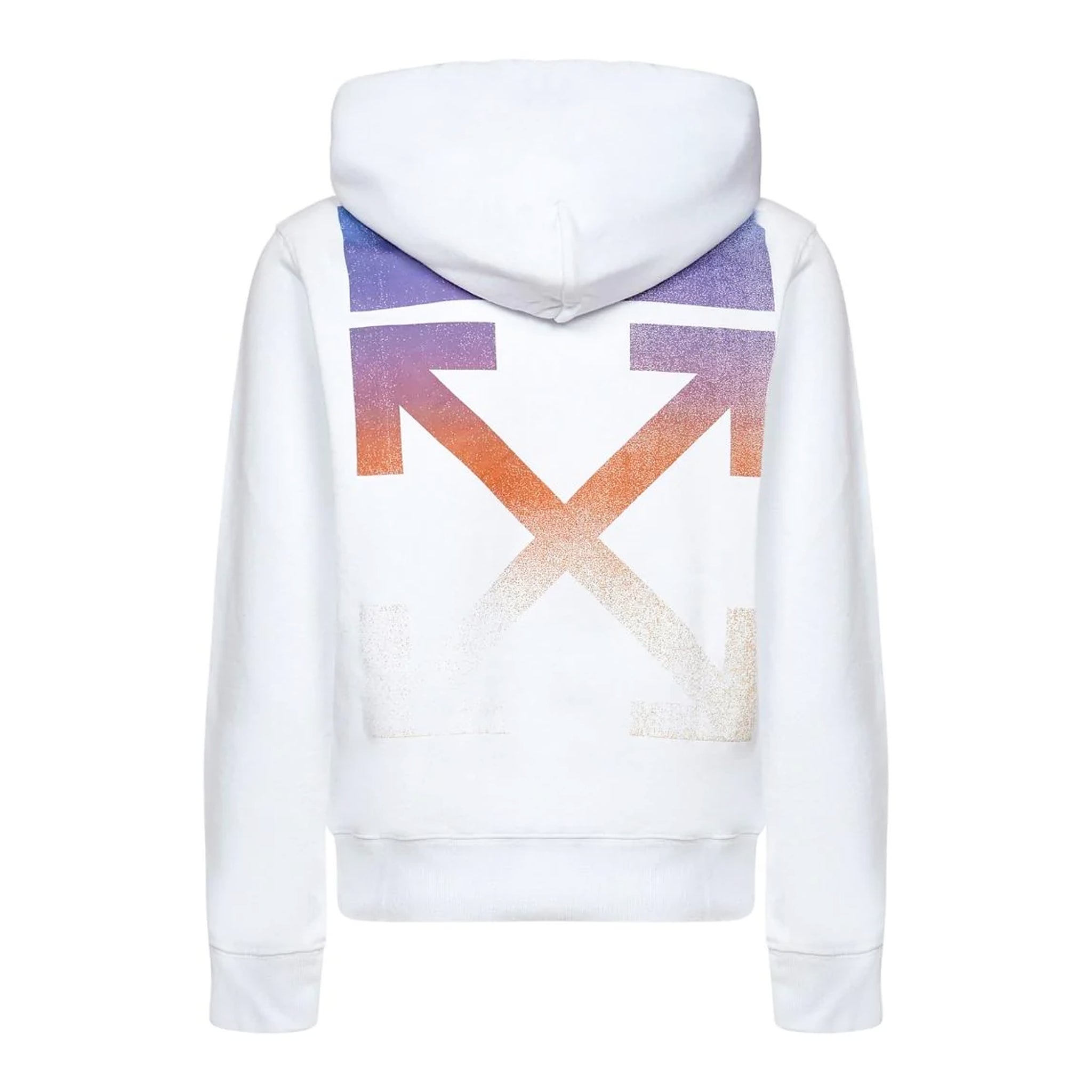 Off White Degrade Arrow Marker White Hoodie