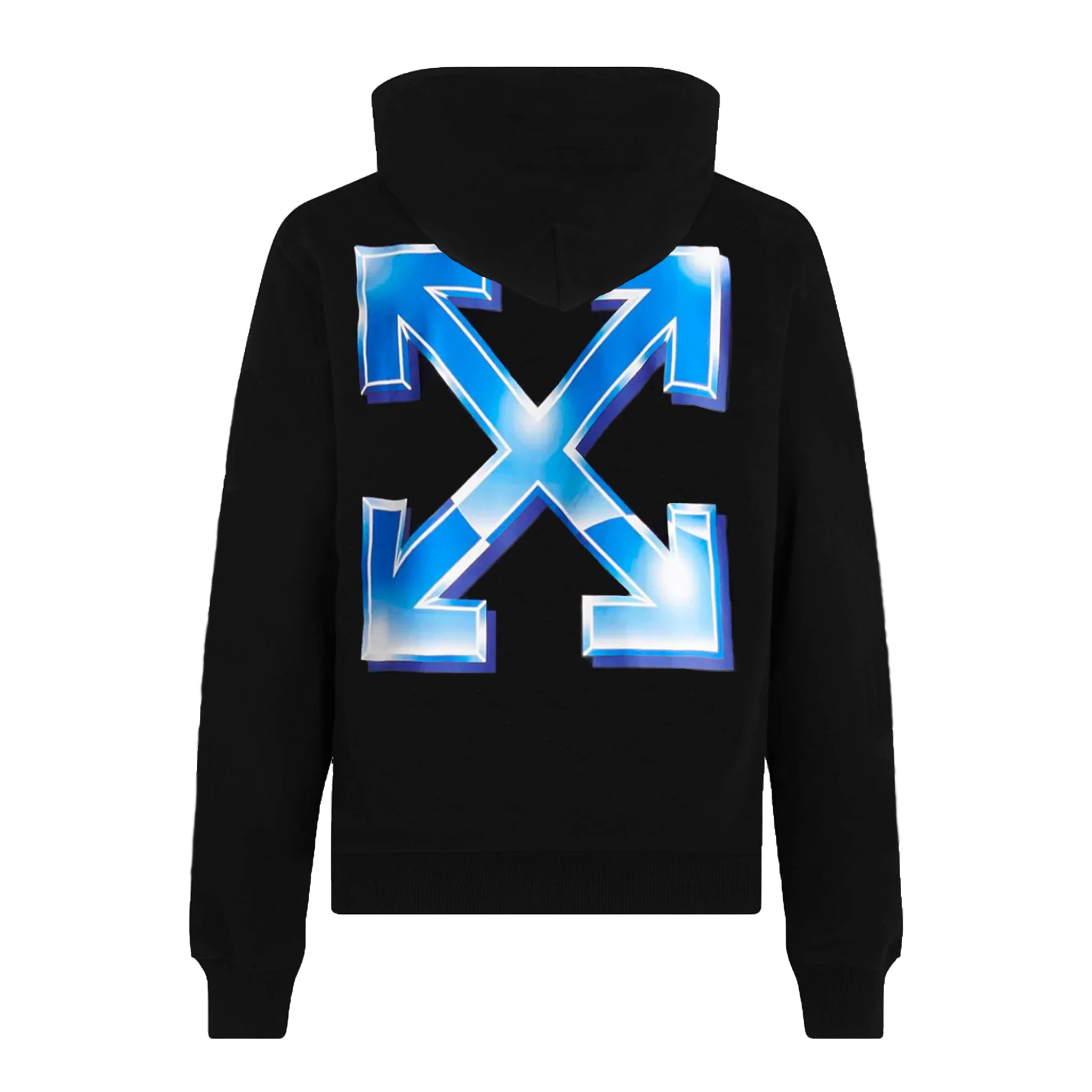 Off White Metal Arrow Print Black Hoodie