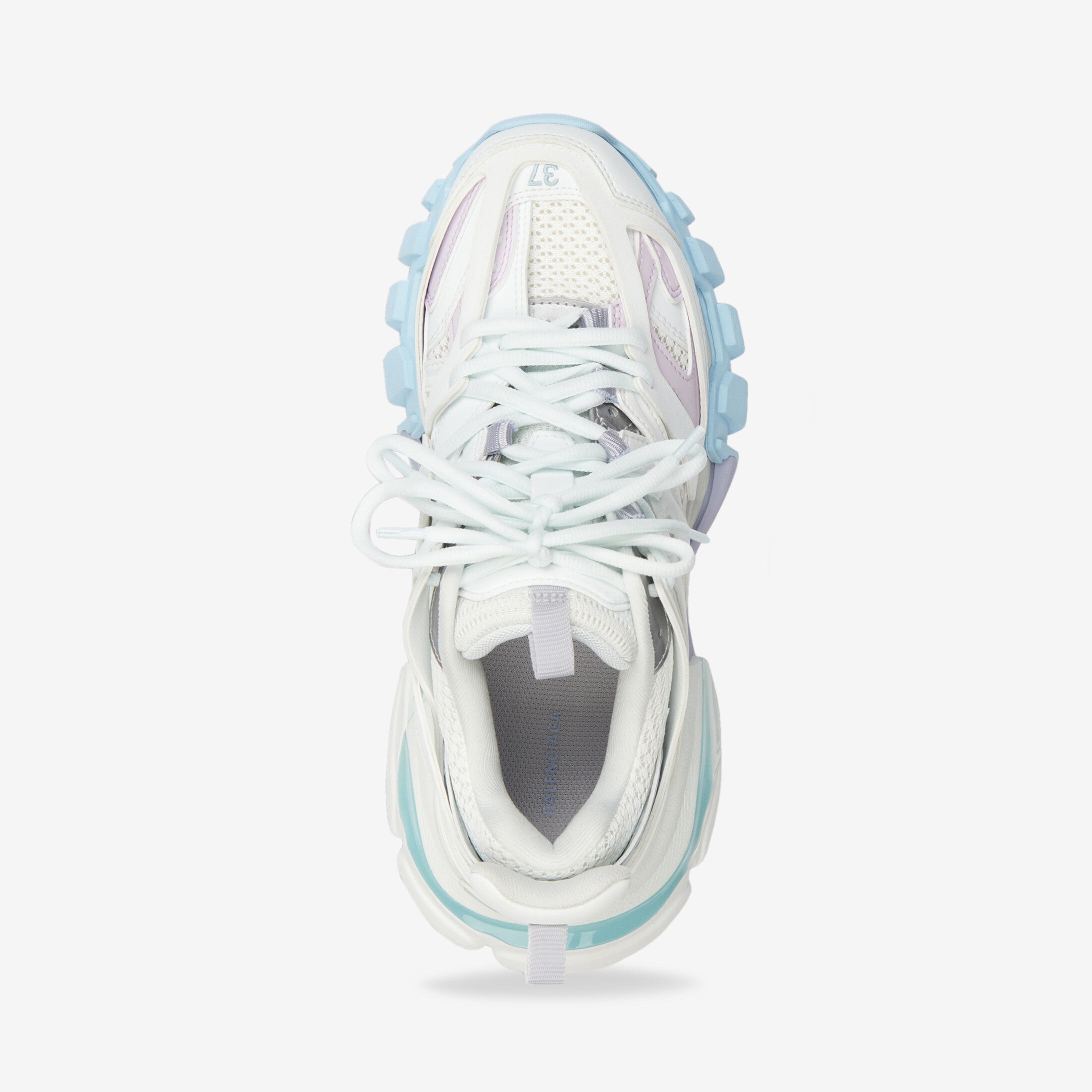 Balenciaga Track Runner Sneaker Clear Sole White/Pastel